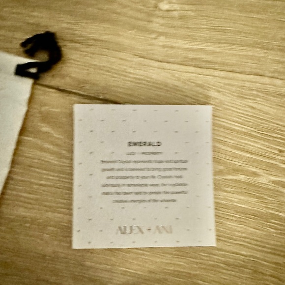 Alex & Ani emerald flex cuff bracelet - Picture 8 of 9